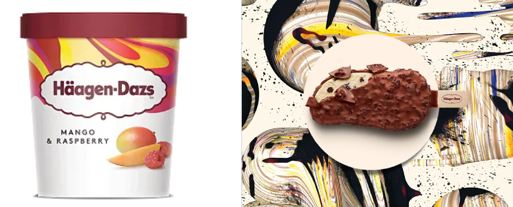 Haagen Dazs Pint and stickbar